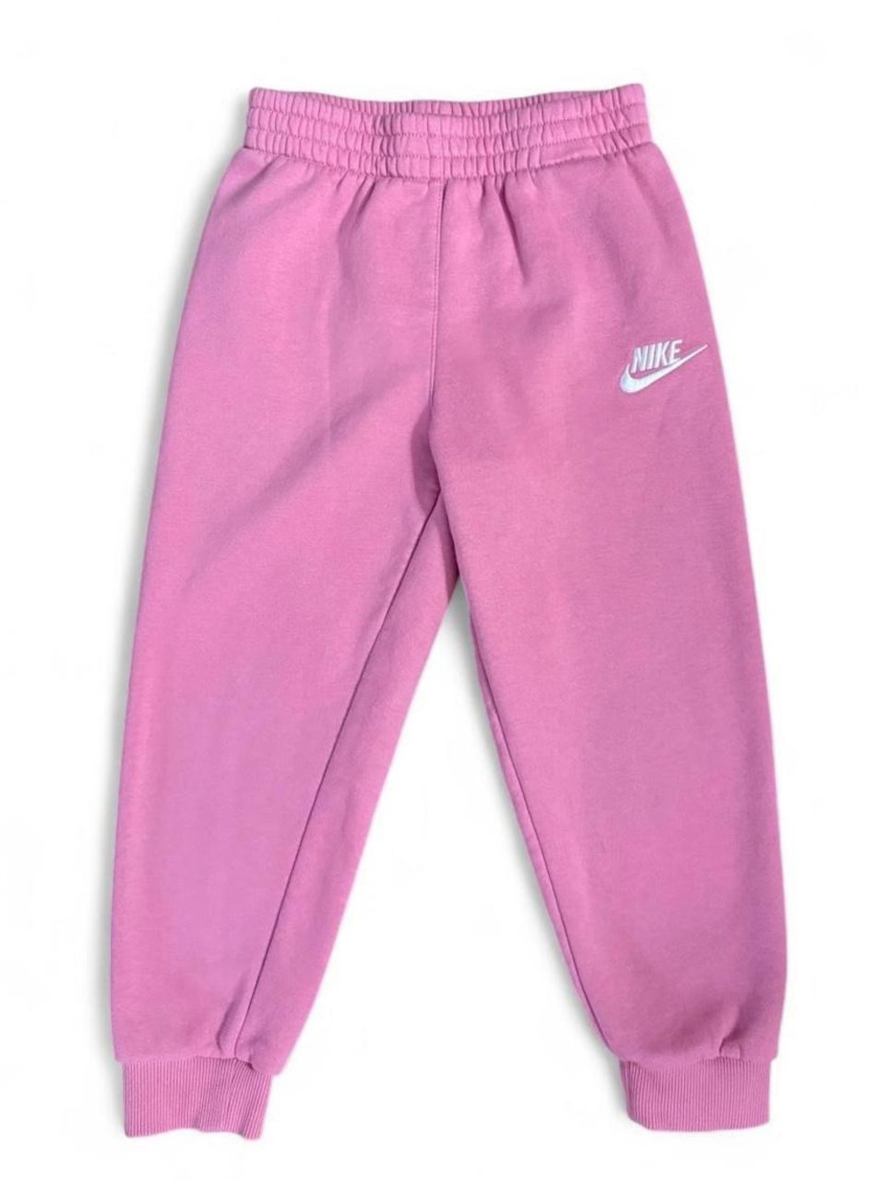 Nike Kids Pink Sweatpants with White Swoosh Logo